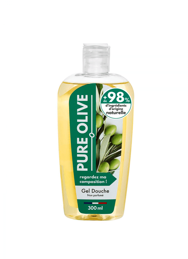 gel douche pure olive non parfumé liste inci naturelle